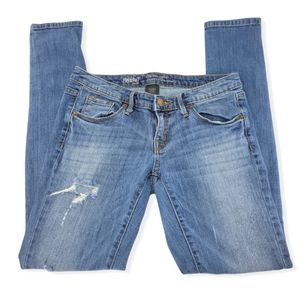 Mossimo. Low Rise Destroyed Skinny Jean